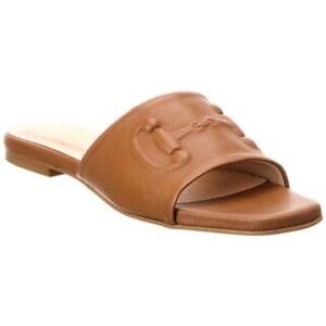 M By Bruno Magli Nilla Leather Sandal Women's Brown Size 8